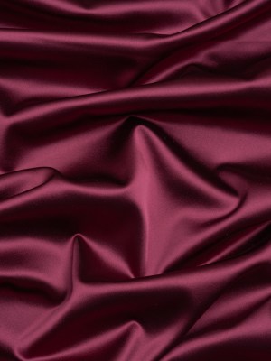 Stretch Satin Made in Italy – Burgundy with Black Backing – Premium Collection Stretch Satin Made in Italy – Burgundy with Black Backing – Premium Collection