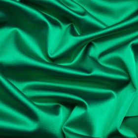 Stretch Satin Made in Italy – Kelly Green with Black Backing – Premium Collection Stretch Satin Made in Italy – Kelly Green with Black Backing – Premium Collection
