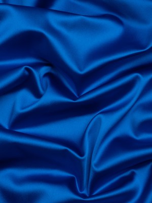 Stretch Satin Made in Italy – Royal Blue with Black Backing – Premium Collection Stretch Satin Made in Italy – Royal Blue with Black Backing – Premium Collection