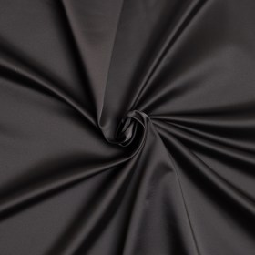 Stretch Satin Made in Italy – Black – Premium Collection Stretch Satin Made in Italy – Black – Premium Collection