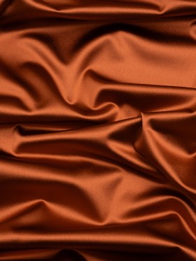 Stretch Satin Made in Italy – Sienna with Black Backing – Premium Collection Stretch Satin Made in Italy – Sienna with Black Backing – Premium Collection
