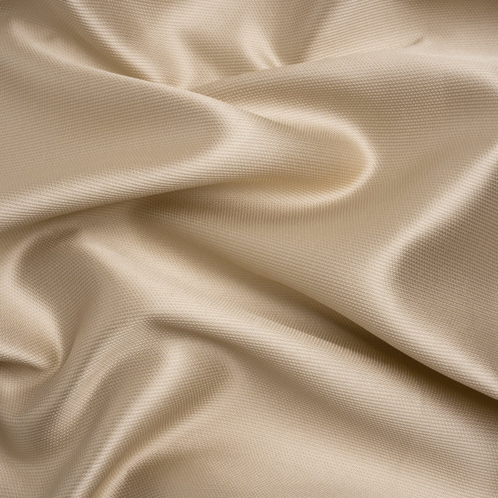 Polyester and Silk Mikado Pique Made in Italy – Doeskin – Premium Collection Polyester and Silk Mikado Pique Made in Italy – Doeskin – Premium Collection