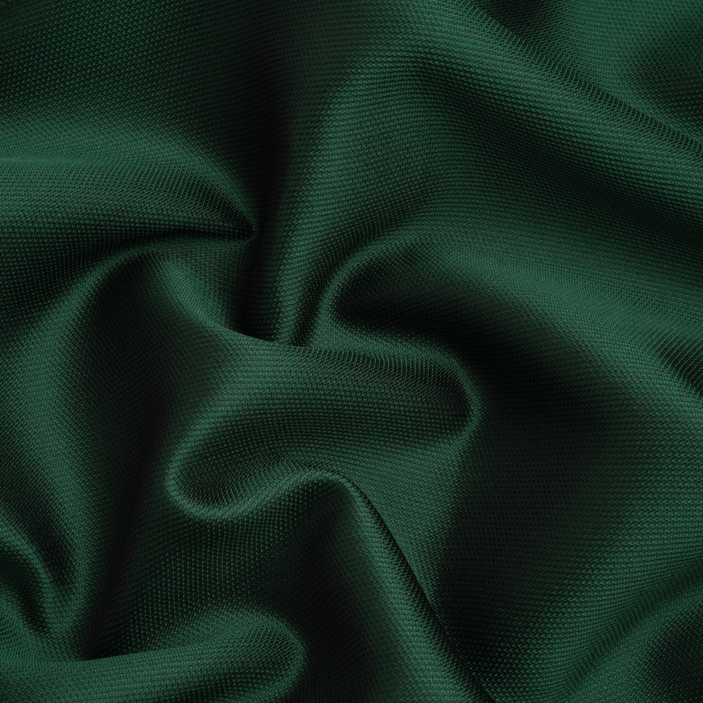 Polyester and Silk Mikado Pique Made in Italy – Forest – Premium Collection Polyester and Silk Mikado Pique Made in Italy – Forest – Premium Collection