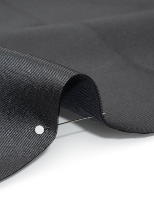 Silk Wool Twill – Stretch Charcoal – Premium Collection Silk Wool Twill – Stretch Charcoal – Premium Collection