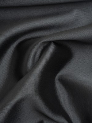 Silk Wool Twill – Stretch Charcoal – Premium Collection Silk Wool Twill – Stretch Charcoal – Premium Collection