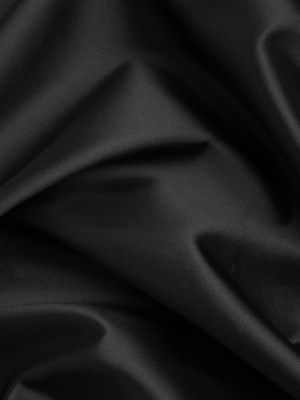 Silk Wool Twill – Jet Black – Premium Collection Silk Wool Twill – Jet Black – Premium Collection