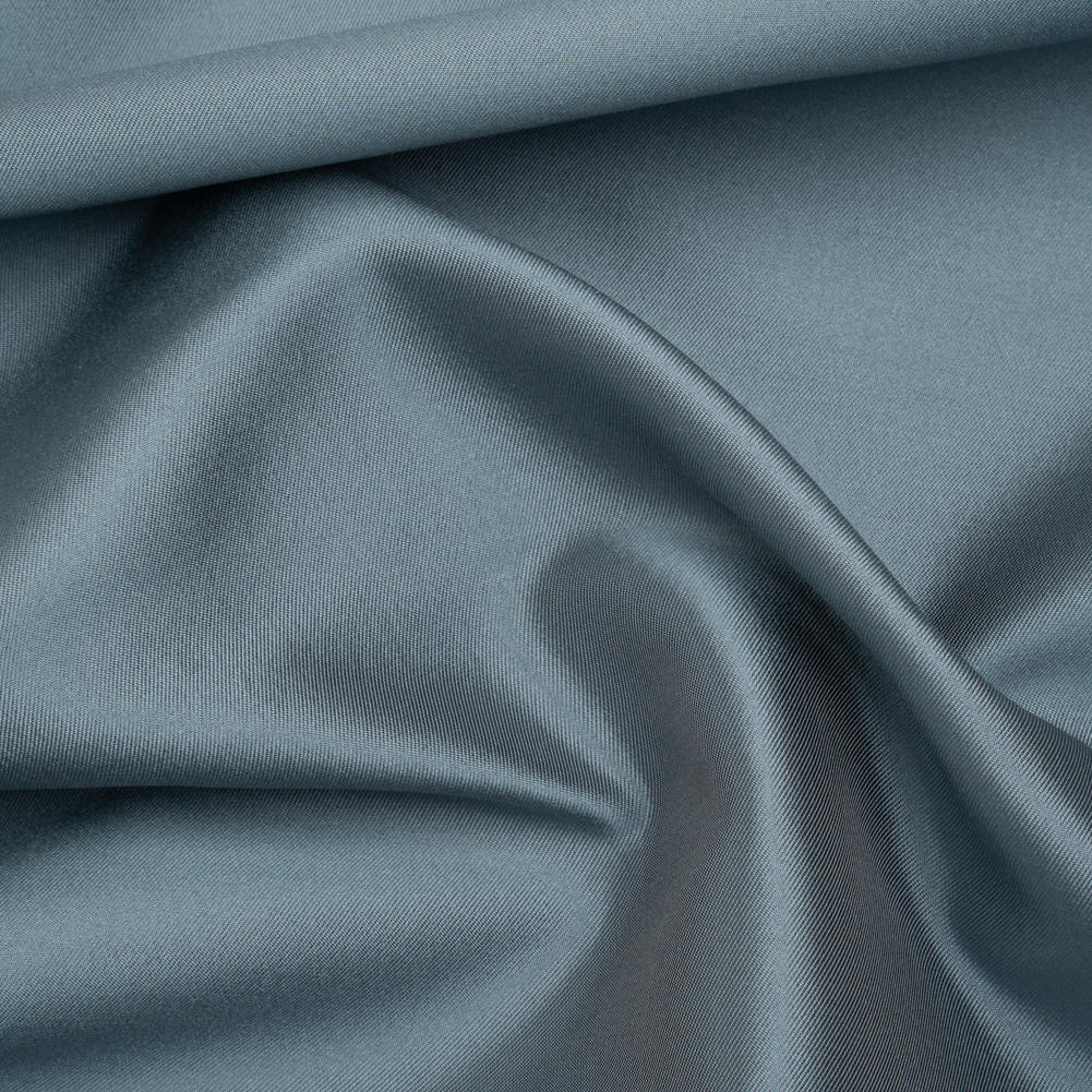 Silk Wool Twill – Blue Shadow – Premium Collection Silk Wool Twill – Blue Shadow – Premium Collection