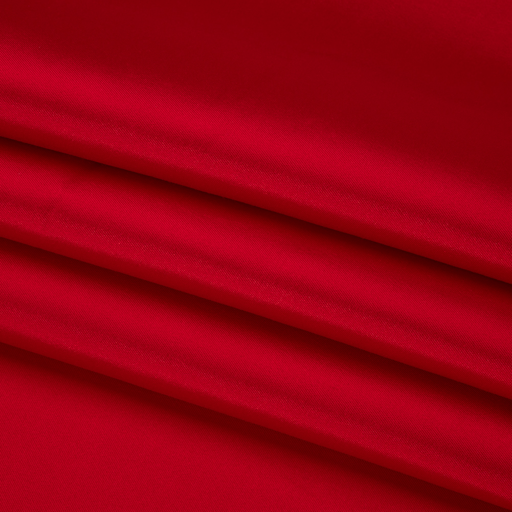 Silk Wool Twill – True Red – Premium Collection Silk Wool Twill – True Red – Premium Collection