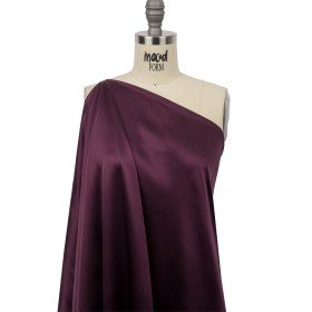 Silk Charmeuse 44″ – Eggplant – Premium Collection Silk Charmeuse 44″ – Eggplant – Premium Collection