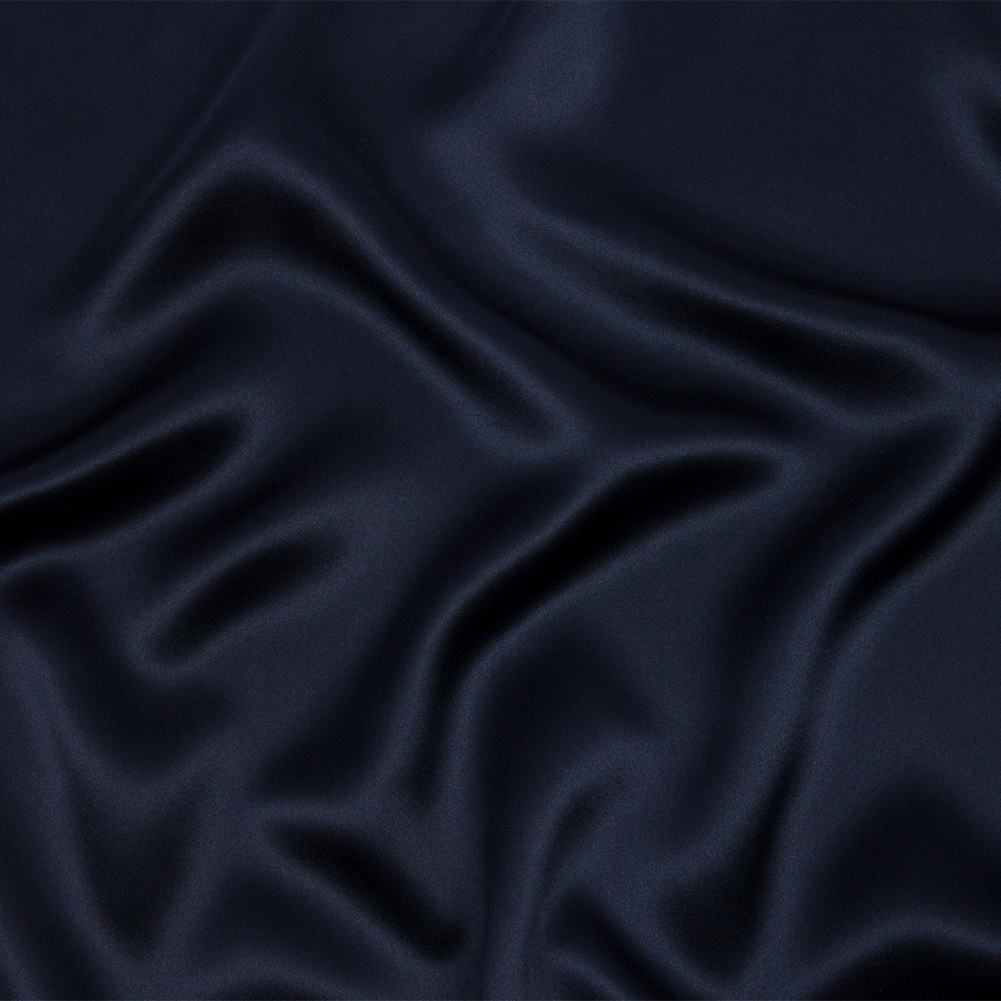 Silk Charmeuse 44″ – Navy – Premium Collection Silk Charmeuse 44″ – Navy – Premium Collection