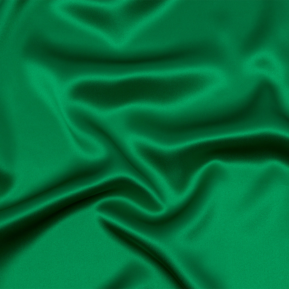 Silk Charmeuse 44″ – Kelly Green – Premium Collection Silk Charmeuse 44″ – Kelly Green – Premium Collection