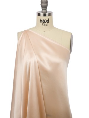 Silk Charmeuse 44″ – Cream Pink – Premium Collection Silk Charmeuse 44″ – Cream Pink – Premium Collection