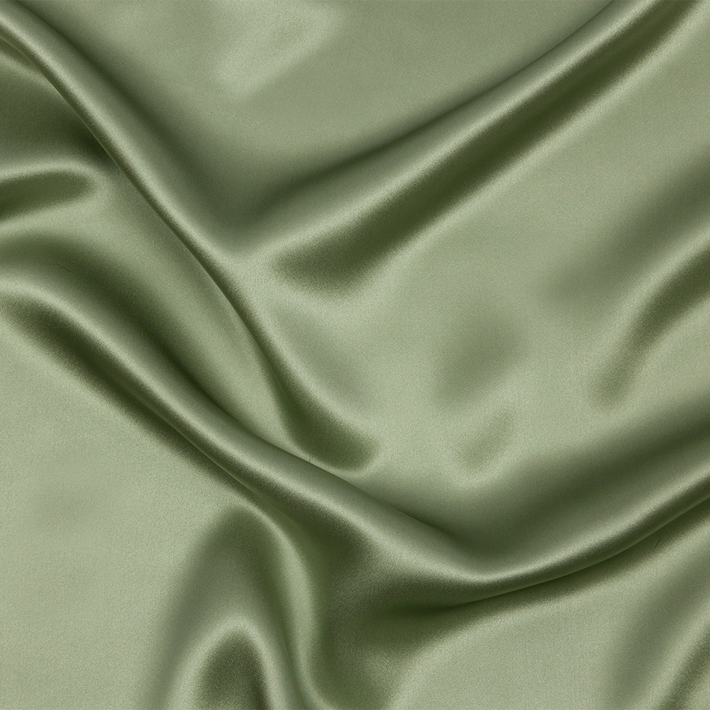Silk Charmeuse 44″ – Oil Green – Premium Collection Silk Charmeuse 44″ – Oil Green – Premium Collection