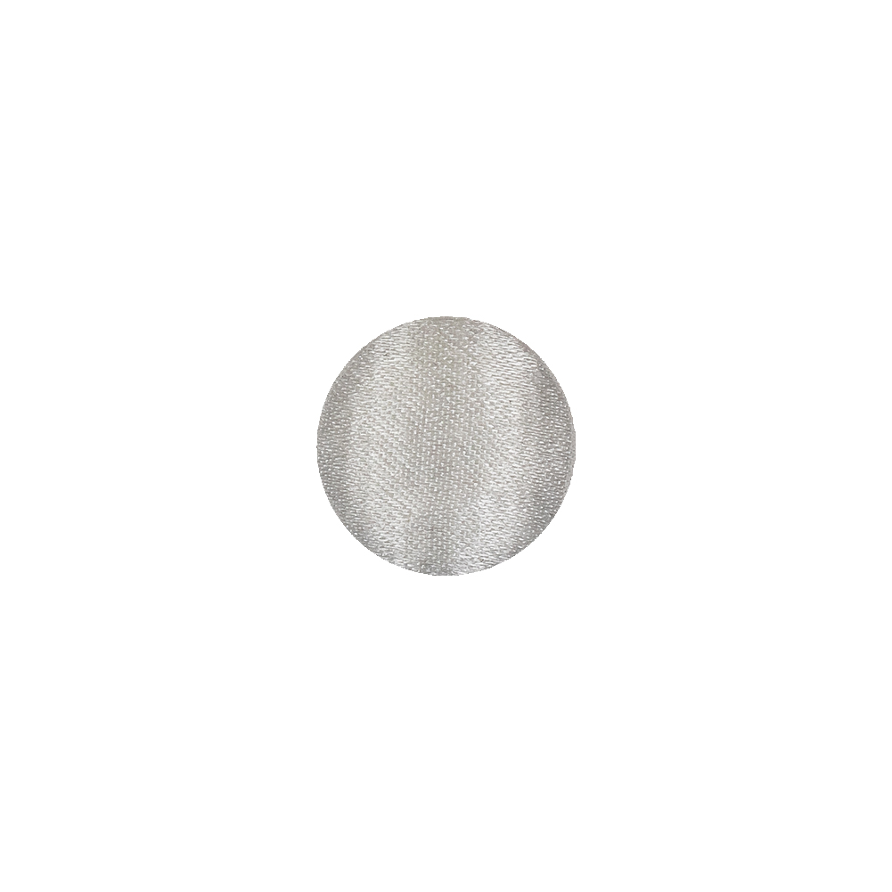 Mood Exclusive Bright White Silk Covered Button – 18L/11.5mm Mood Exclusive Bright White Silk Covered Button – 18L/11.5mm