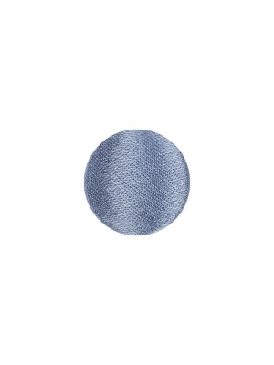 Mood Exclusive Infinity Blue Silk Covered Button – 18L/11.5mm Mood Exclusive Infinity Blue Silk Covered Button – 18L/11.5mm