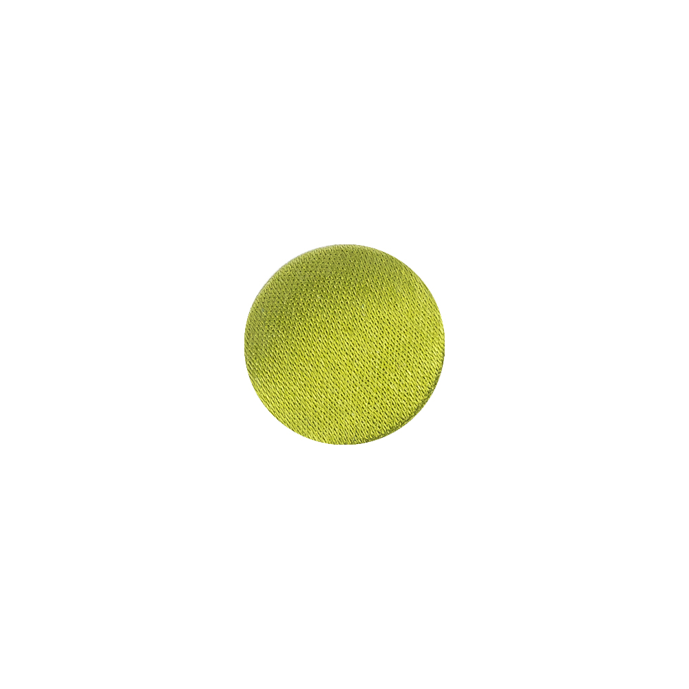 Mood Exclusive Peridot Silk Covered Button – 18L/11.5mm Mood Exclusive Peridot Silk Covered Button – 18L/11.5mm