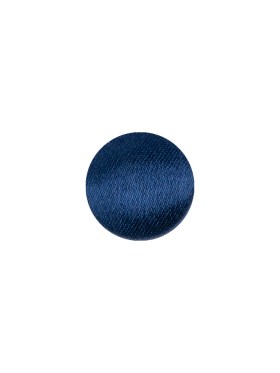 Mood Exclusive Estate Blue Silk Covered Button – 18L/11.5mm Mood Exclusive Estate Blue Silk Covered Button – 18L/11.5mm