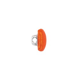 Mood Exclusive Burnt Orange Silk Covered Button – 18L/11.5mm Mood Exclusive Burnt Orange Silk Covered Button – 18L/11.5mm