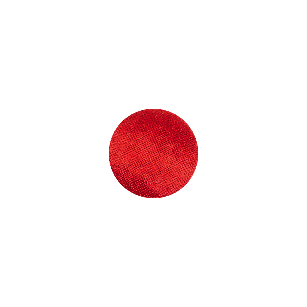 Mood Exclusive Red Silk Covered Button – 18L/11.5mm Mood Exclusive Red Silk Covered Button – 18L/11.5mm