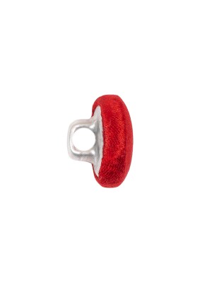 Mood Exclusive Red Silk Covered Button – 20L/12.5mm Mood Exclusive Red Silk Covered Button – 20L/12.5mm