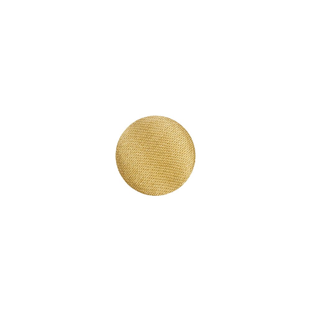 Mood Exclusive Gold Silk Covered Button – 16L/10mm Mood Exclusive Gold Silk Covered Button – 16L/10mm