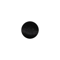 Mood Exclusive Black Silk Covered Button – 18L/11.5mm Mood Exclusive Black Silk Covered Button – 18L/11.5mm