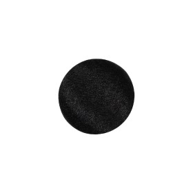 Mood Exclusive Black Silk Covered Button – 24L/15mm Mood Exclusive Black Silk Covered Button – 24L/15mm