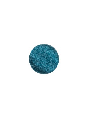 Mood Exclusive Deep Teal Silk Covered Button – 16L/10mm Mood Exclusive Deep Teal Silk Covered Button – 16L/10mm