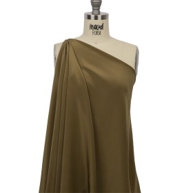 Silk Crepe de Chine – Fir Green – Premium Collection Silk Crepe de Chine – Fir Green – Premium Collection