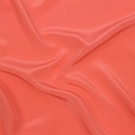 Silk Crepe de Chine – Coral – Premium Collection Silk Crepe de Chine – Coral – Premium Collection