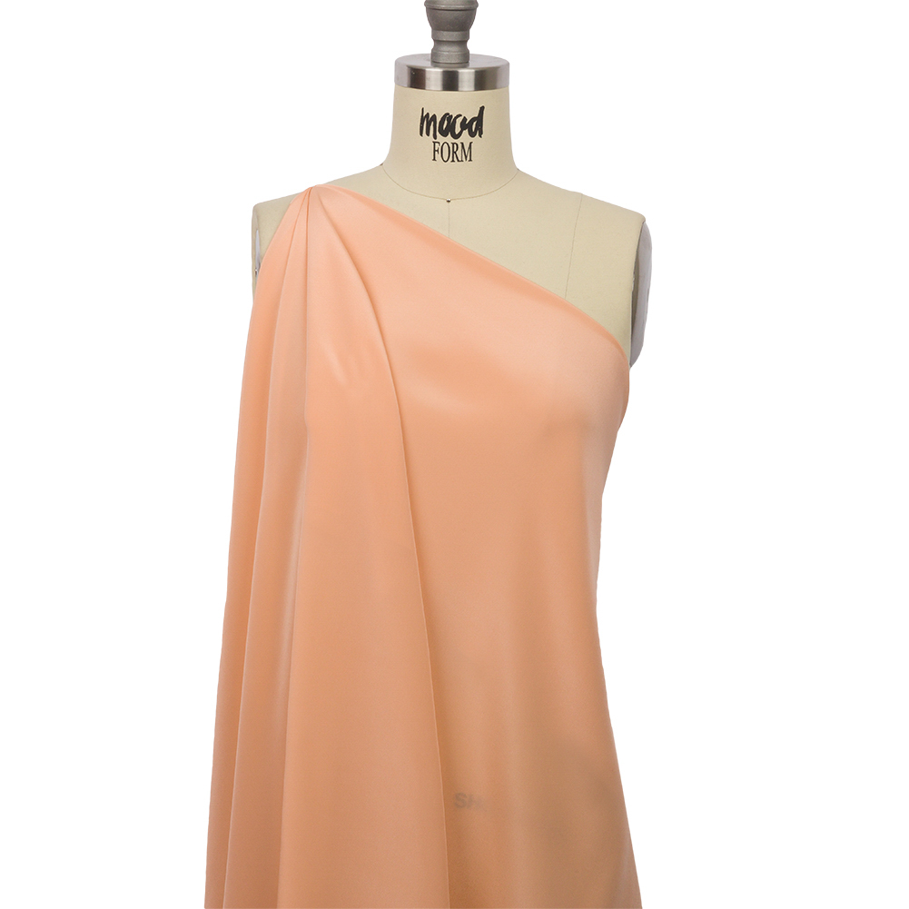 Silk Crepe de Chine – Peach – Premium Collection Silk Crepe de Chine – Peach – Premium Collection
