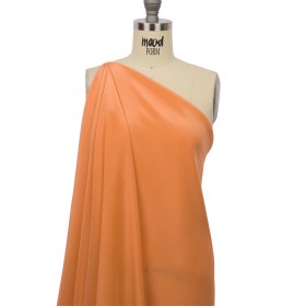 Silk Crepe de Chine – Peach Fuzz – Premium Collection Silk Crepe de Chine – Peach Fuzz – Premium Collection