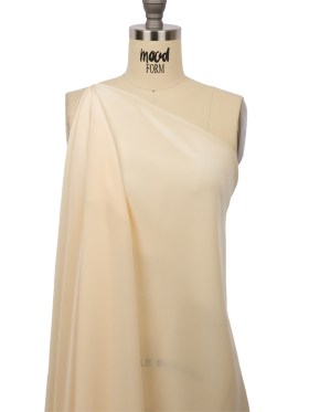 Silk Crepe de Chine – Pale Yellow – Premium Collection Silk Crepe de Chine – Pale Yellow – Premium Collection