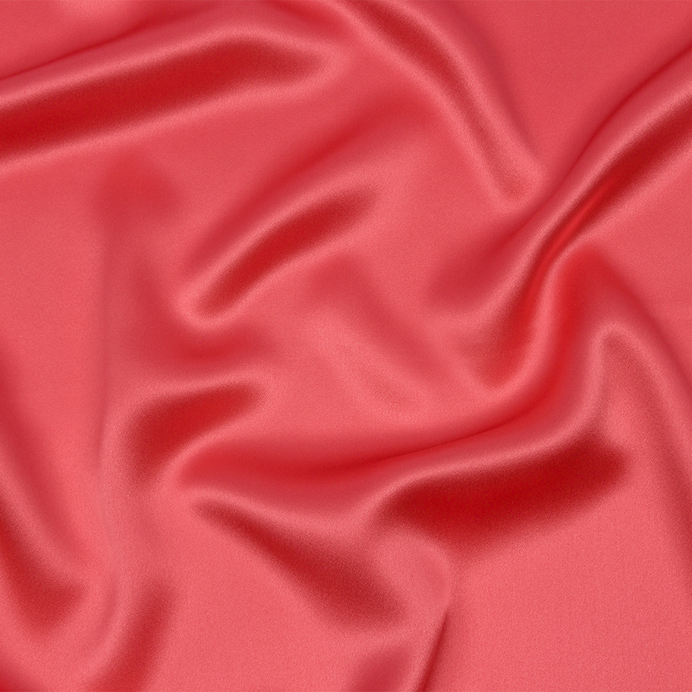 Stretch Silk Charmeuse – Salmon – Premium Collection Stretch Silk Charmeuse – Salmon – Premium Collection