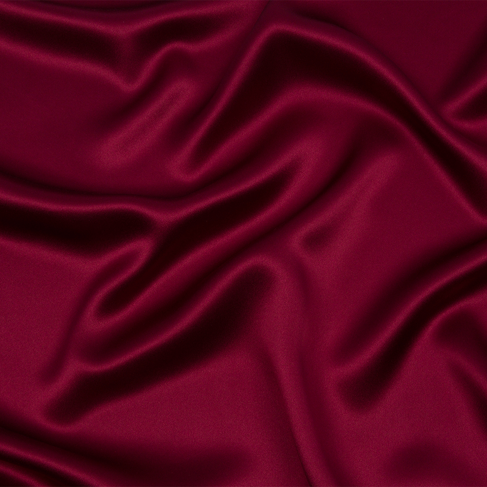 Stretch Silk Charmeuse – Wine – Premium Collection Stretch Silk Charmeuse – Wine – Premium Collection