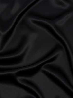 Stretch Silk Charmeuse – Black – Premium Collection Stretch Silk Charmeuse – Black – Premium Collection