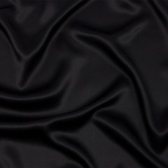 Stretch Silk Charmeuse – Black – Premium Collection Stretch Silk Charmeuse – Black – Premium Collection