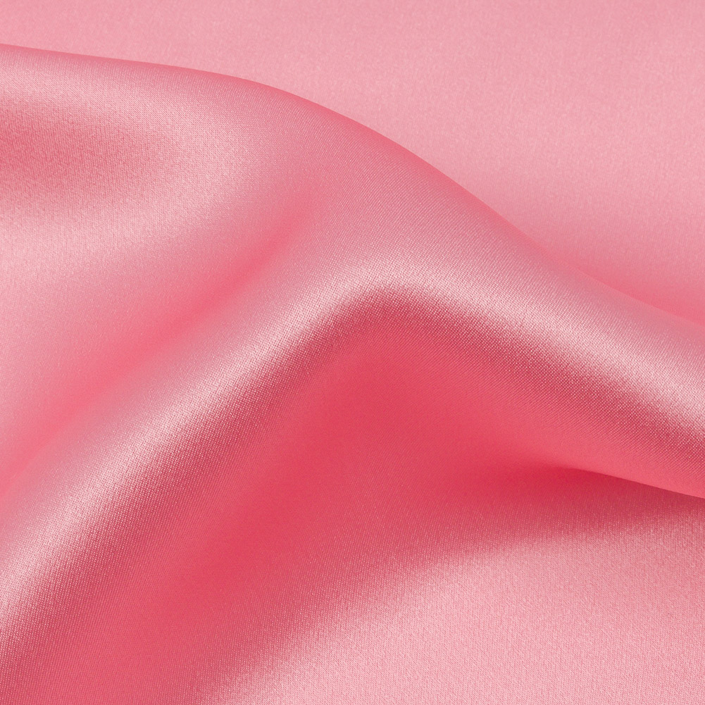 Stretch Silk Charmeuse – Candy Pink – Premium Collection Stretch Silk Charmeuse – Candy Pink – Premium Collection