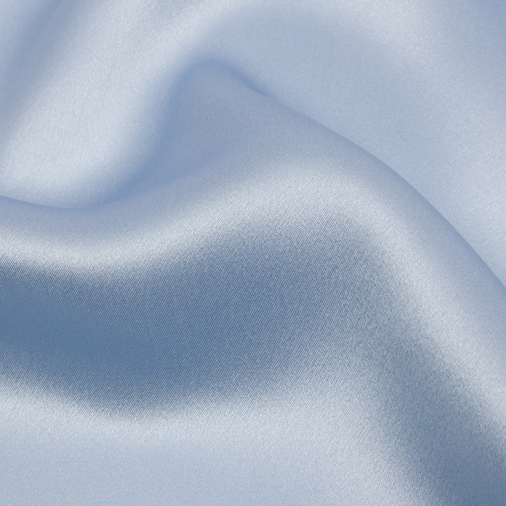 Stretch Silk Charmeuse – Baby Blue – Premium Collection Stretch Silk Charmeuse – Baby Blue – Premium Collection