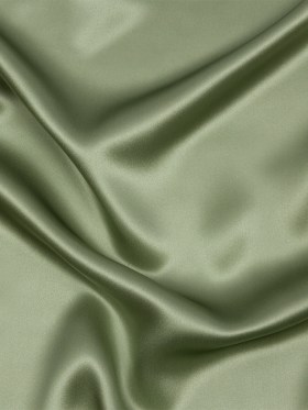 Stretch Silk Charmeuse – Oil Green – Premium Collection Stretch Silk Charmeuse – Oil Green – Premium Collection