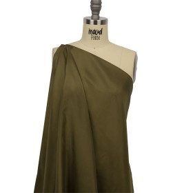 China Silk/Silk Habotai – Olive Green – Premium Collection China Silk/Silk Habotai – Olive Green – Premium Collection