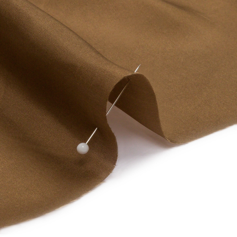 China Silk/Silk Habotai - Dark Olive - Premium Collection