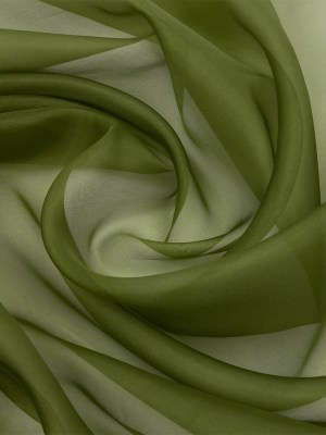 Silk Organza 44″ – Pesto Green – Premium Collection Silk Organza 44″ – Pesto Green – Premium Collection