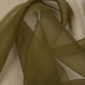 Silk Organza 44″ – Olive Green – Premium Collection Silk Organza 44″ – Olive Green – Premium Collection
