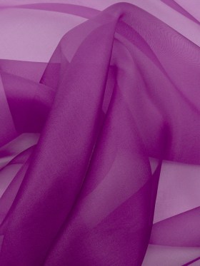 Silk Organza 44″ – Bright Purple – Premium Collection Silk Organza 44″ – Bright Purple – Premium Collection