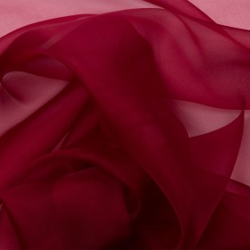 Silk Organza 44″ – Chili Pepper – Premium Collection Silk Organza 44″ – Chili Pepper – Premium Collection