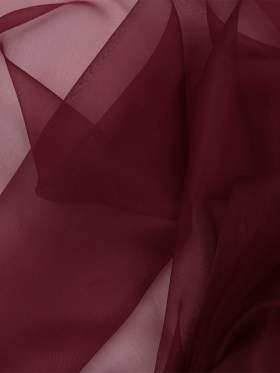 Silk Organza 44″ – Maroon – Premium Collection Silk Organza 44″ – Maroon – Premium Collection