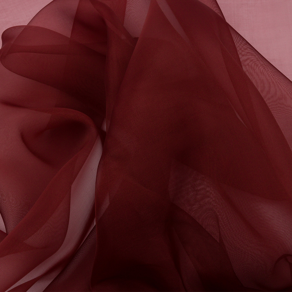 Silk Organza 44″ – Port – Premium Collection Silk Organza 44″ – Port – Premium Collection