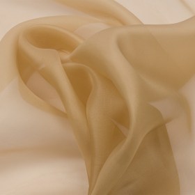 Silk Organza 44″ – Latte – Premium Collection Silk Organza 44″ – Latte – Premium Collection