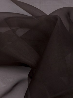 Silk Organza 44″ – Deep Charcoal – Premium Collection Silk Organza 44″ – Deep Charcoal – Premium Collection